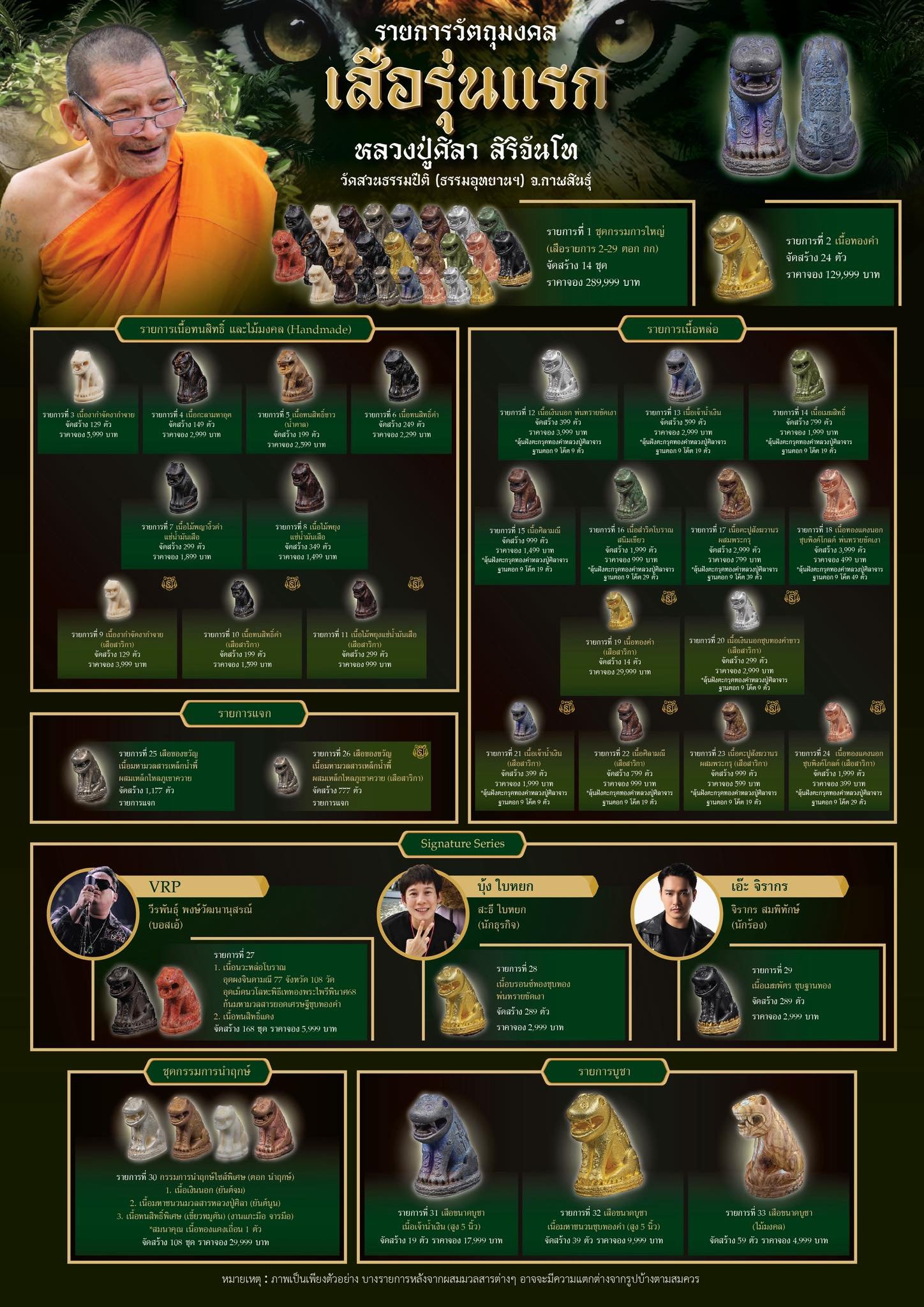 เสือรุ่นแรก หลวงปู่ศิลา สิริจันโท – เครื่องรางแห่งศรัทธา