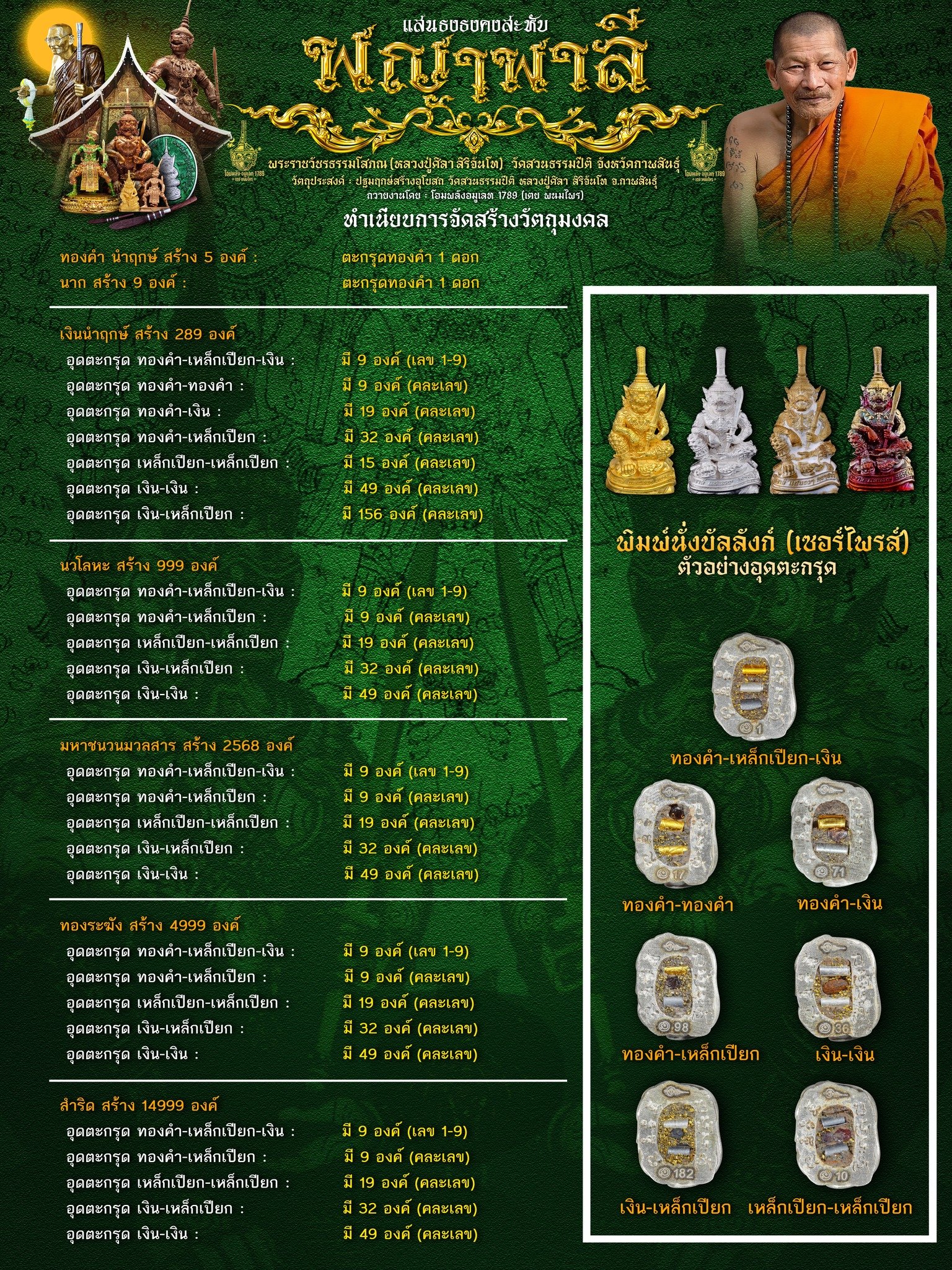 รูปหล่อบูชา รุ่น พญาพาลีแสนธงธงคงสะหับ